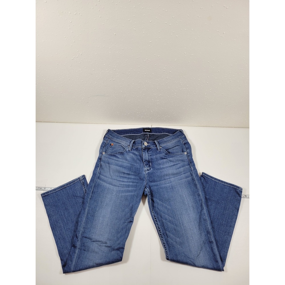 Hudson Baby Bootcut Jeans Womens 30 Blue Excellent Stretch Mid Rise Flap Pocket